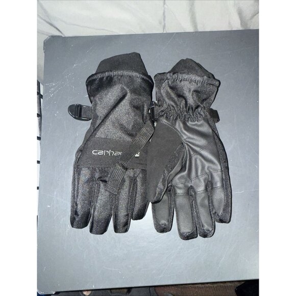 Carhartt Gloves Men's Medium Black Waterproof Insulated Knit Cuff A511 - Picture 5 of 8